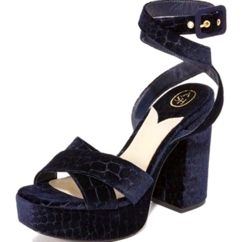Ash Boom Sandals in Midnight Blue EUR Size 37